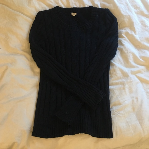 J. Crew Sweaters - Navy Cable Knit Sweater!